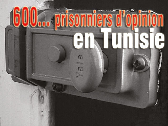 Vérité-Action: 600 prisonniers politiques en Tunisie